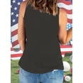 thumbnail image 3 of Anbech 4th of July Women's Tank Tops Graphic USA Flag Sleeveless Tees Summer Casual Cami Shirts, 3 of 7