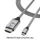 thumbnail image 4 of Cable adaptador de interfaz multimedia USB C a HD de 8K Cable de interfaz multimedia USB 3.1 macho a macho tipo C a HD, 4 of 5