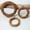 Brown(4inch), variant on Natural Grapevine Wreaths, Vine Branch Wreath Garland for DIY Christmas Craft Rattan Front Door Wall Hanging Holiday Party Decors, 4 Pack