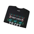 thumbnail image 6 of Most Likely To Get Borracho Ugly Christmas Crewneck Sweater | Latino | 3 Colors, 6 of 8