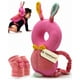 thumbnail image 1 of Mochila para bebé con protección para la cabeza, diseño de conejo chimpancé, 1 of 8