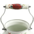 thumbnail image 5 of The Pioneer Woman Cheerful Rose Enamel on Steel 1.9 Quart Tea Kettle, 5 of 5