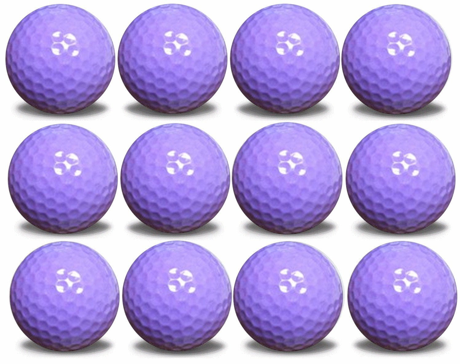 Lavender Floating Golf Balls 12 Pack by GBM Golf