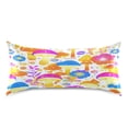 thumbnail image 2 of Satin Pillowcase Home Luxury Envelope Pillowcases Soft And Smooth 70s-Style Mushroom Pattern, 2 of 6