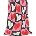 thumbnail image 2 of Yibo Checkered Blanket Flannel Soft and Comfortable Anti-static Bed Sofa Blanket, 2 of 9