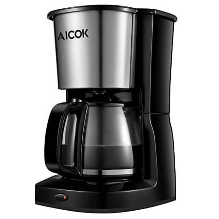 Aicok 10-Cup Drip Coffee Maker Thermal Coffee Machine with Glass Coffee Pot and Permanent Coffee Filter, Stainless Steel, (Best Drip Filter Coffee Machine)