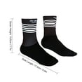thumbnail image 3 of Chaussettes de Vélo pour Hommes et Femmes à Empiècements, Imprimé à Rayures, Respirantes, Antidérapantes, Extensibles, Douces, pour Bicyclette, Course, Randonnée, Cyclisme, 3 of 7
