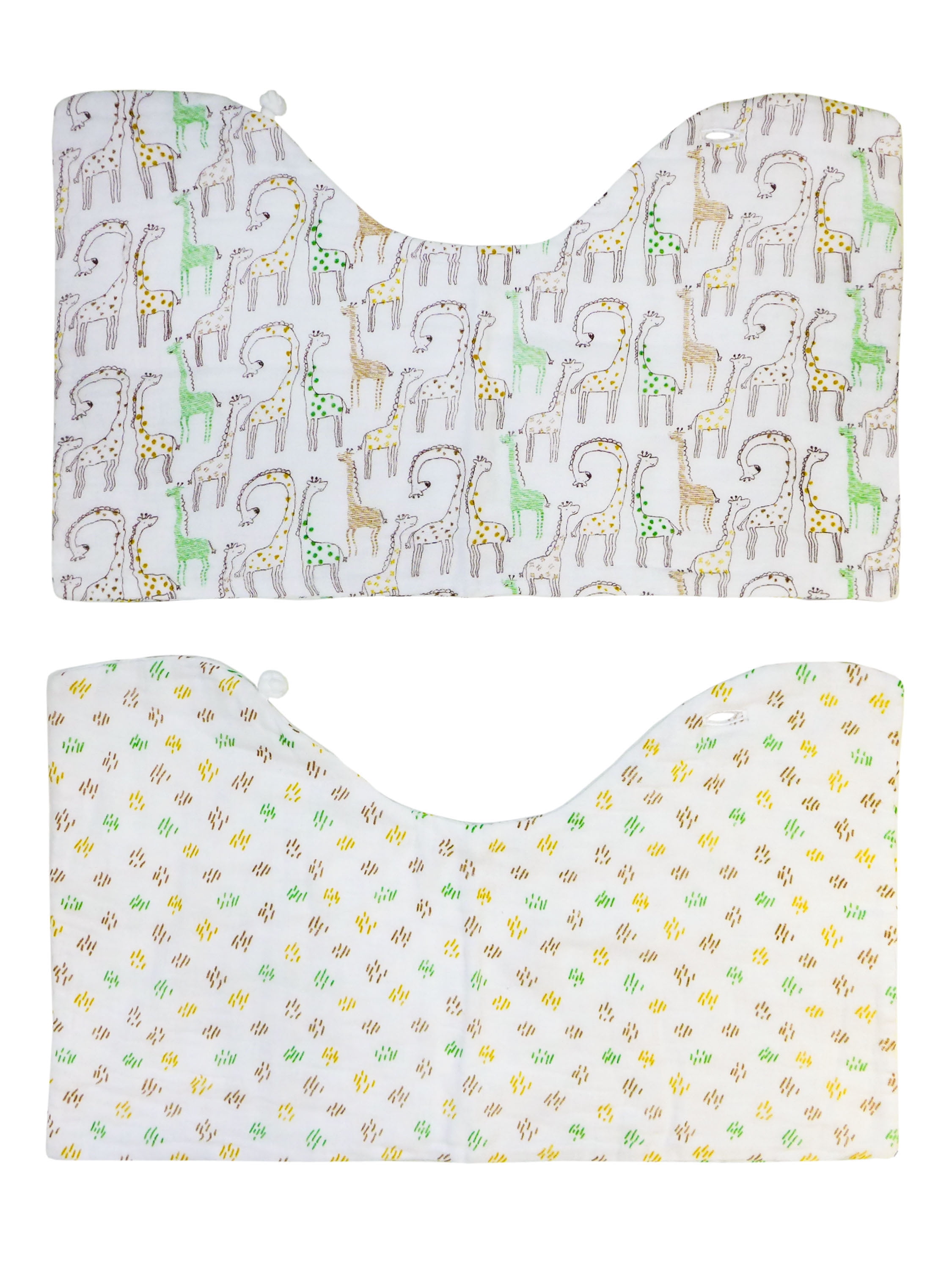 Parents’ Choice 2 Pk. Muslin Convertible Bib & Burp Cloths