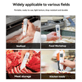 thumbnail image 4 of Folding Probe Thermometer Penetration LCD Digital Thermometer Food Safety Thermometer T103(-30°C-+220°C)0560 0103, 4 of 7