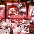 thumbnail image 3 of Kit de Scrapbooking, Colección Vintage, para Materiales de Scrapbooking, Planificador, Manualidades DIY, Rose Whisper., 3 of 5