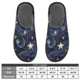 thumbnail image 5 of IAUYY Memory Foam House Slippers Suitable for Both Men and Women. Comfortable, Anti-Slip Plush Flat-Bottomed Slippers The Best Holiday Gift Milky Way Moon, 5 of 9