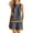 Dark Gray, variant on Womens Two Piece Color Block Outfit Set Sleeveless Tank Tops High Waist Shorts Summer Beach Streetwear Black M