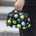 thumbnail image 2 of Tennis USB Case Digital Bag Cord Organizer Box Charger Case Oxford Cloth Waterproof Electronics Storage Bag 5.9x9.44x3.14 in, 2 of 6