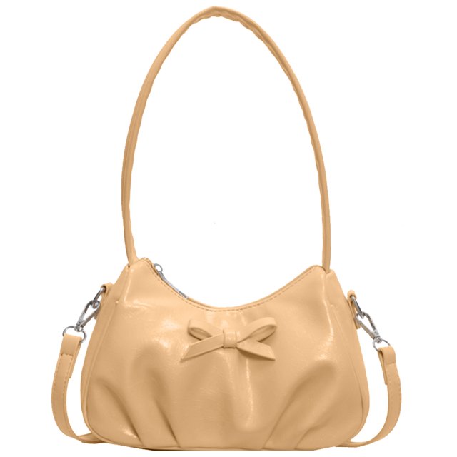 Bolso Hombro para Mujer Media Pajarita Cuero PU Con Bandolera Moderno