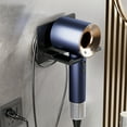 thumbnail image 5 of Meggemo Hair Dryer Rack Bathroom Hair Dryer Hanging Rack Hair Dryer Placement Storage Rack Folding Hair Dryer Price Storage Bracket Can Hang Jewelry, 5 of 8