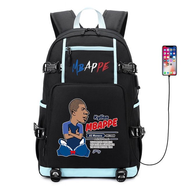 Soccer Player Star Ronaldo Multifunctional Travel Casual Backpack, Fans School Bag, Laptop Backpack-SHUNJING