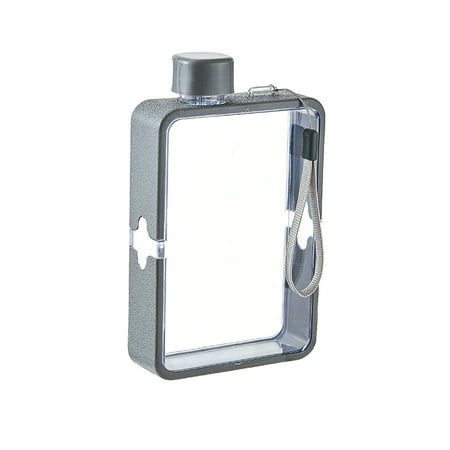 

XingHD Water Bottle Leakproof Comfortable to Hold Resin Cube-shaped Flat Sports Bottle for Boys