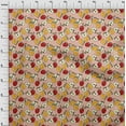 thumbnail image 3 of oneOone Cotton Poplin Peach Fabric & Pear Fruits Diy Clothing Quilting Fabric Print Fabric By Yard 56 Inch Wide, 3 of 4