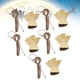 thumbnail image 3 of 10 piezas de pegatinas de acrílico para espejo colgante con forma de ángel con 10 piezas de cuerda de cáñamo pegatinas de pared calcomanías murales para el hogar, dormitorio, sala de estar, 3 of 5
