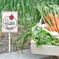 thumbnail image 4 of Eveokoki Fruit Signs For Garden With Stake Cider Yard Sign Vegetable Garden Label Stakes Plant Markers For Outdoor Plants Waterproof 8x12inch Nursery Garden Fruit Outdoor Sign, 4 of 6