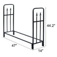 thumbnail image 2 of Costway Support de Rangement en Bois pour Bois de Chauffage Extérieur en Acier Robuste de 4 Pieds, 2 of 10