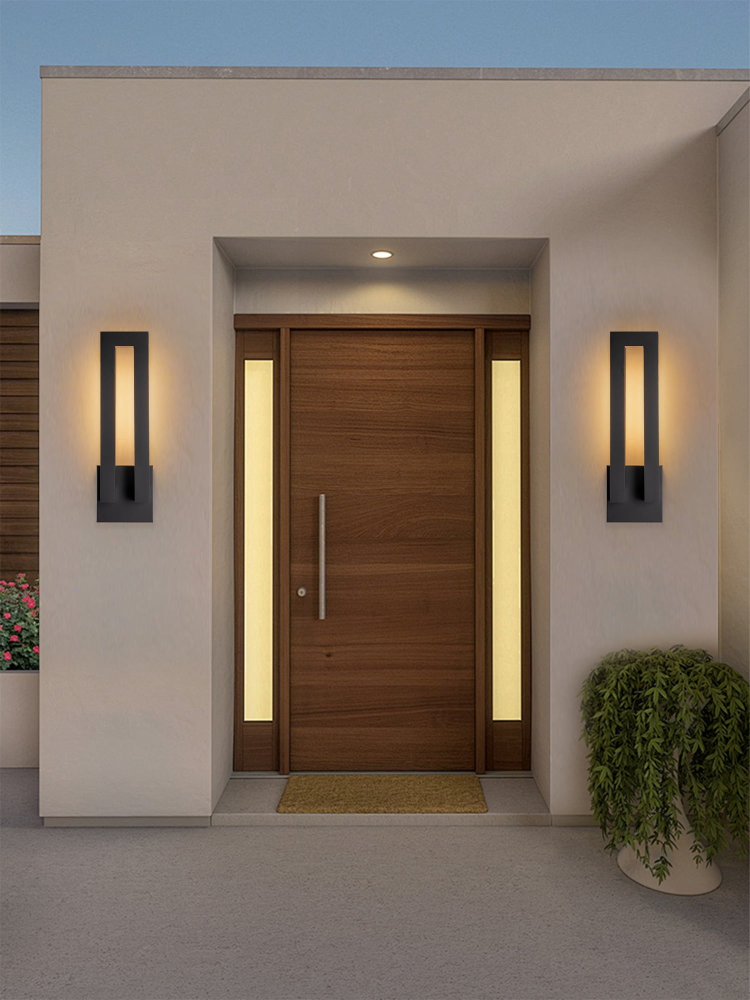 18"H Dimmable Modern LED Wall Sconce