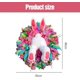 thumbnail image 4 of Guirnaldas de otoño, adornos colgantes, coronas de Pascua para puerta de entrada, coronas de puerta de conejo de Pascua, decoraciones de conejo, coronas para puerta de entrada, linda corona de puerta, 4 of 6