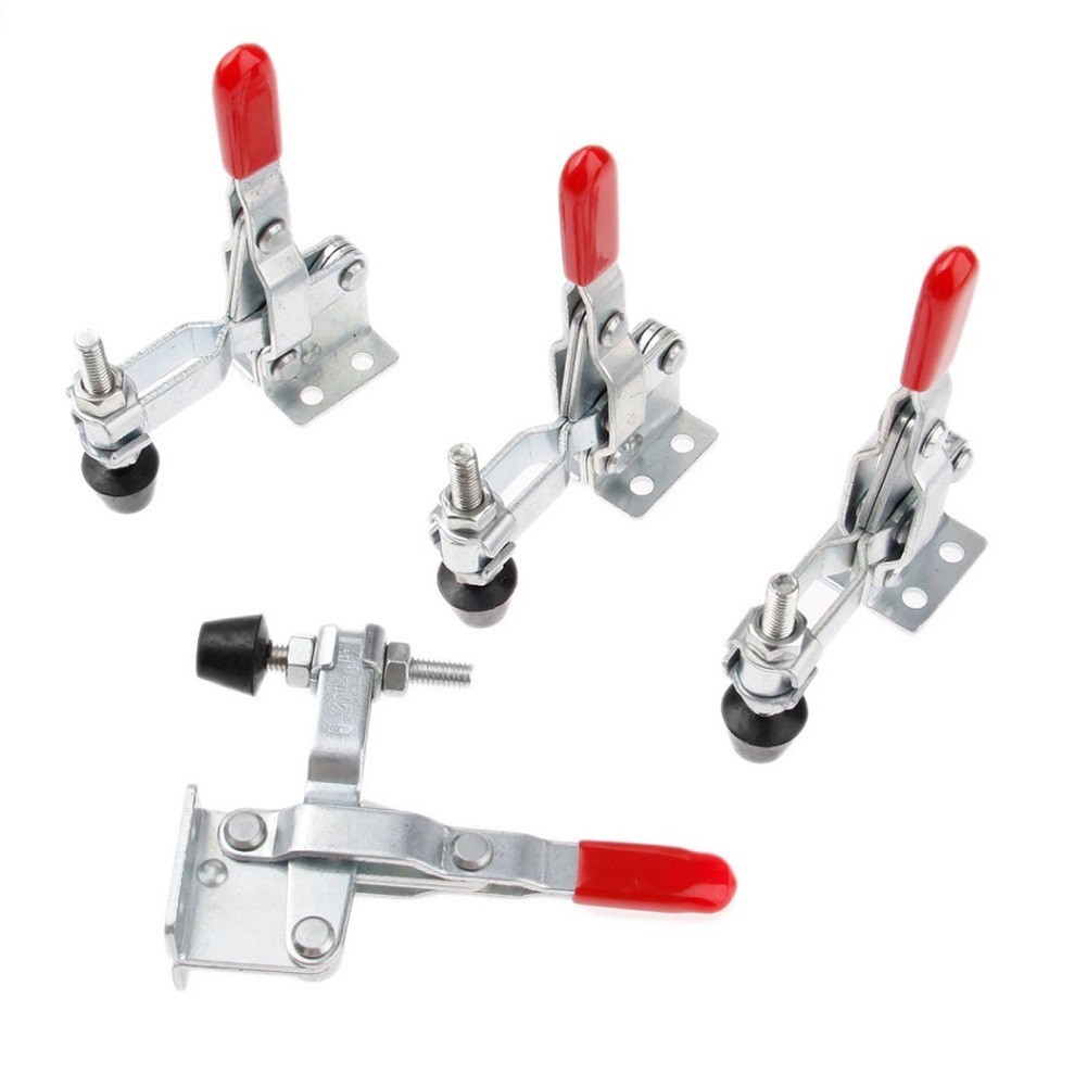 4pcs GH102B Quick Release Tool Quick Fixture Toggle Clamp 100Kg 220lbs