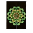thumbnail image 1 of EREHome Vert Style Oriental Japonais Noren Rideau Porte Porte Fenêtre Traitement Rideaux Coton Lin Rideau Taille 85x120 cm, 1 of 1