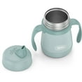 thumbnail image 3 of Thermos Baby Vacuum Insulated Stainless Steel Sippy Cup w/ Handles, 7oz, Mint, 3 of 5