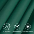 thumbnail image 6 of JIAN YA NA Replacement Outdoor Canopy Cover Patio Umbrella Parasol Top Cover (Green  & 2.7m 6 arm), 6 of 9