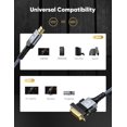 thumbnail image 4 of Cable adaptador HDMI a DVI Capshi, 1,8 m, 1080p, chapado en oro, 4 of 8