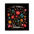 thumbnail image 2 of Durable Soft & Warm Flannel Blanket - Cozy Floral Design with Vibrant Colors for Sofa Travel Bed & Chair - Perfect for Positivity, 2 of 5