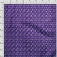 thumbnail image 4 of oneOone Polyester Lycra Blue Fabric Asian Japanese Floral Sewing Craft Projects Fabric Prints By Yard 56 Inch Wide, 4 of 4