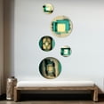 thumbnail image 3 of Designart "Impermanence Japanese Vintage Art IV" Modern Geometric Metal Wall Art Set of 5 Piece, 3 of 5