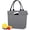 Grey, variant on Aosbos Reusable Lunch Bags for Women Insulated Lunch Tote Thermal Leakproof Cooler Bag Black