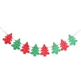 thumbnail image 2 of bandera del empavesado de la Navidad Navidad no tejida del empavesado banderas garland xmas colgando decoración árbol de navidad Magideal bandera del empavesado de la Navidad, 2 of 7