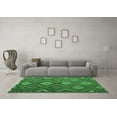 thumbnail image 3 of Ahgly Company Indoor Square Southwestern Emerald Green Country Area Rugs, 7' Square, 3 of 4