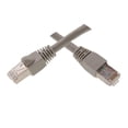 thumbnail image 1 of CableWholesale 10X8-52101 Shielded Cat6 Ethernet Patch Cable, Snagless & Molded Boot, Gray - 1 ft., 1 of 1
