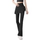thumbnail image 2 of Pincandy Women's Solid Color High Waist Elastic Waist Tie-Waist Flared Yoga Pants, Casual & Fitness Activities, 2 of 6