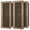 Brown-4Pack-4x14, variant on Floor Register 4x14 6 Pack Vent Covers For Home Heavy Duty Steel Walkable Vents Air Sidewall And
