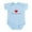 Sky Blue, variant on CafePress - I Love My Big Papa Infant Bodysuit - Baby Light Bodysuit, Size Newborn - 24 Months
