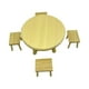 thumbnail image 5 of Mesa de comedor de madera para casa de muñecas, modelo de silla, para regalo de niños y niñas, escala 1:12, 5 of 9