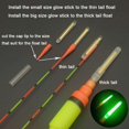 thumbnail image 2 of 150Pcs Fishing Glow Sticks for Bobbers Fishing Bobber Light Bobber Glow Stick Fishing Rod Bell Alarm Lights Bobber Glow Sticks Mini Glow Sticks for Fishing Bulk Kit, 2 of 10