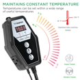 thumbnail image 4 of Combo de Almohadilla Térmica para Reptiles Tikaton con Termostato Digital 120V, 4 of 7