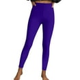thumbnail image 4 of UJNDER Women's High Waist Yoga Pants Seamless Leggings Soft Stretchy for Gym Running Fitness Activewear Purple M, 4 of 6