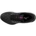 thumbnail image 3 of Mizuno Women's Wave Inspire 19 Running Shoe, Size 9.5, Black-Silver (9073), 3 of 4