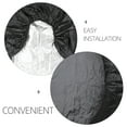 thumbnail image 2 of AURARMLET 4pcs Wheel Rim Protectors Black 190T Polyester Dustproof for RVs, 2 of 8