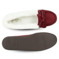 thumbnail image 6 of Jessica Simpson Womens Micro Suede Moccasin Indoor Outdoor Slipper Shoe, 6 of 9