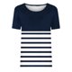 thumbnail image 4 of Tops de Cuello Redondo para las Mujeres de Manga Corta Impresa Casual, Camiseta de Moda para Uso Diario Y de Fiesta, 4 of 7